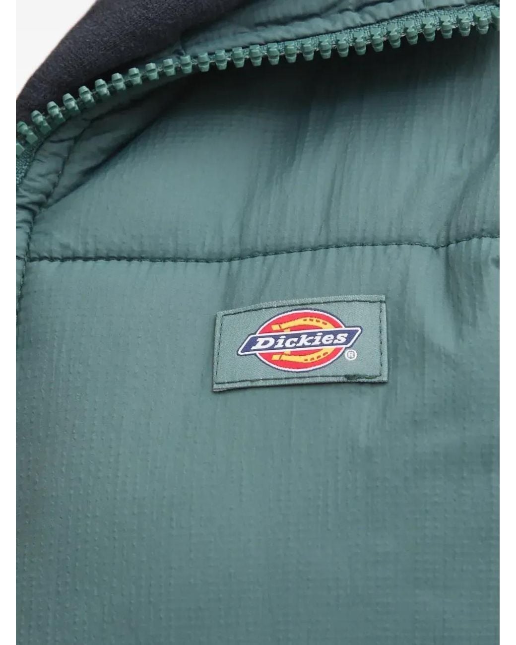 Dickies Blue Hooded Quilted Jacket