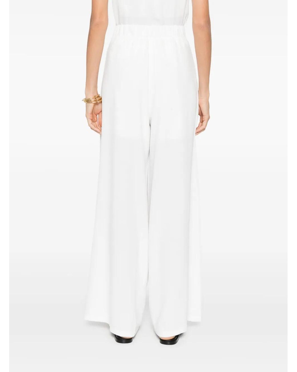 MOUTAKI White Ausgestellte Hose