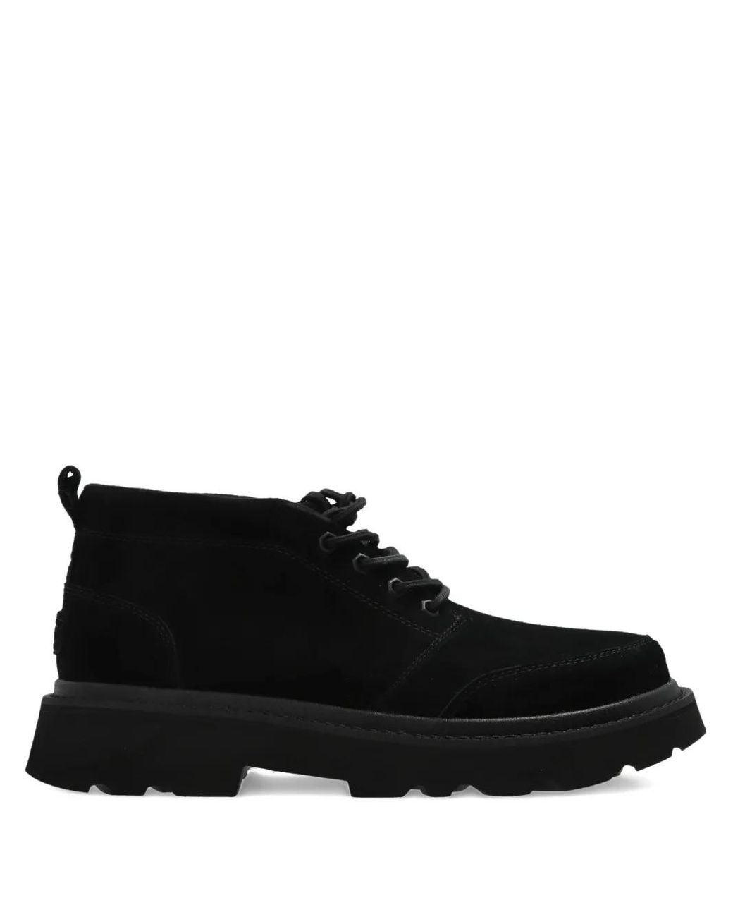 UGG Black Suede Chukka Boots with Tan Laces Ugg Neumel Suede Chukka Boots - Black | Editorialist main image 4