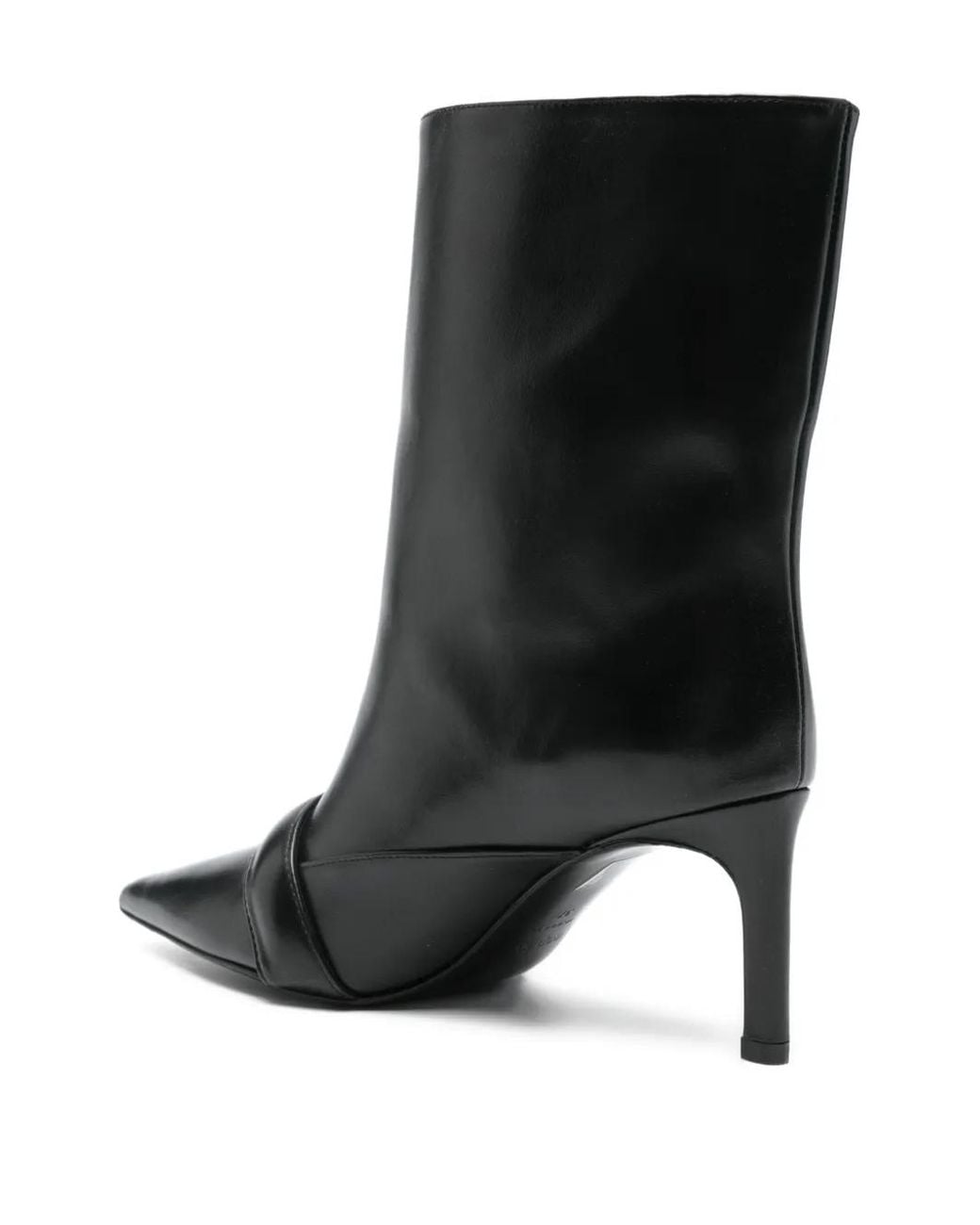 Coperni Black 70Mm Buckle-Fastening Pointed-Toe Boots