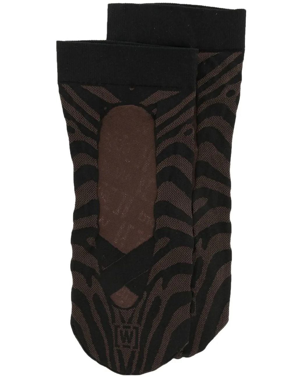 Wolford Black Animalier Socks