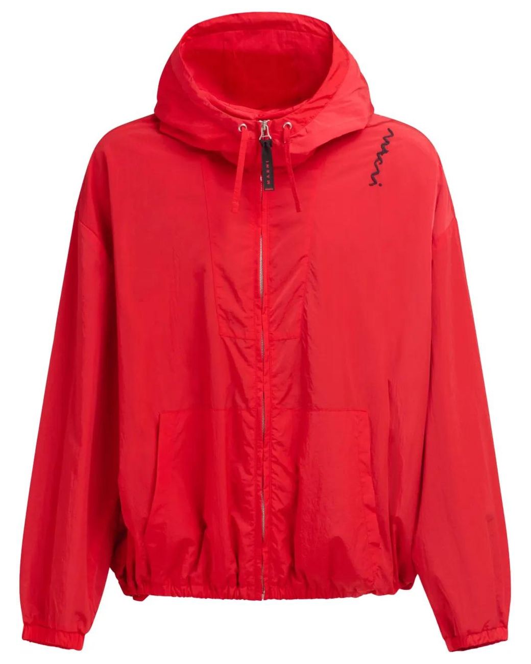 Marni Red Zipped Jacket for men