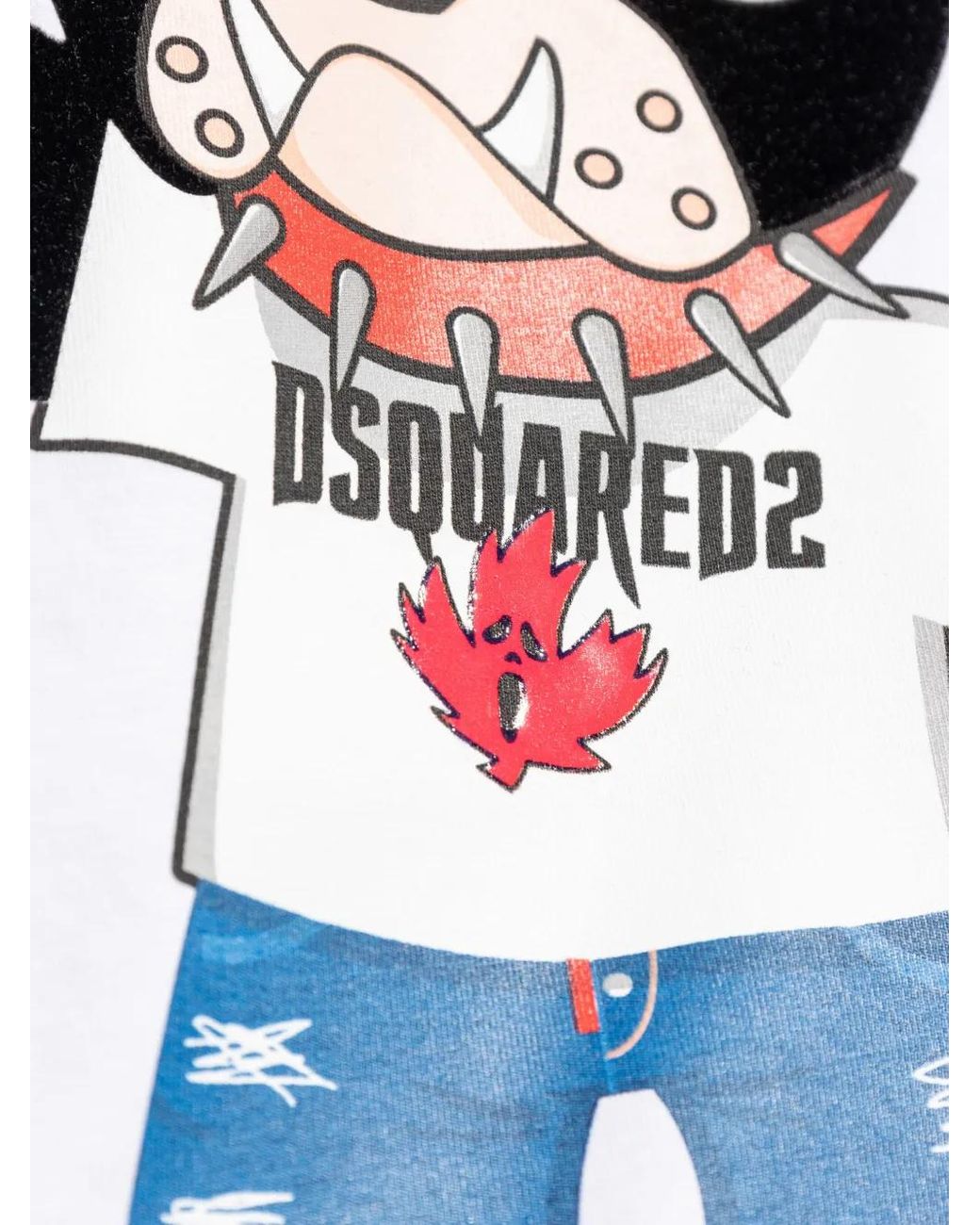 DSquared² White Teen Jodie Leather Shoulder Bag for men