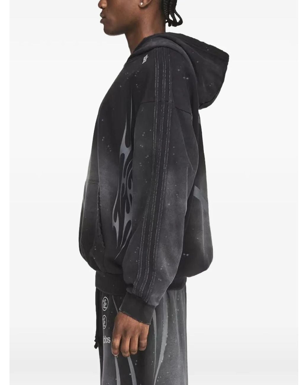 Adidas Black X Hellstar Hoodie for men