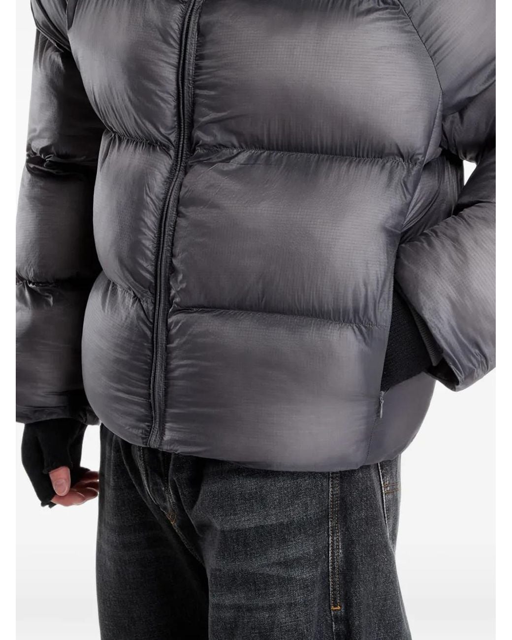 Daily Paper Gray Raglan Dias Padded Jacket