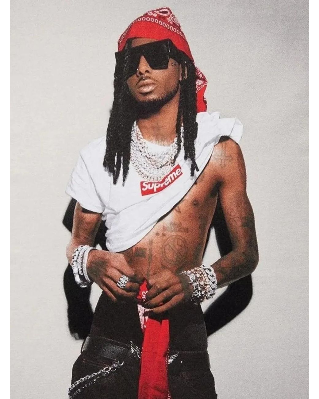 Supreme Graphic Playboi Carti Tee in White | Lyst