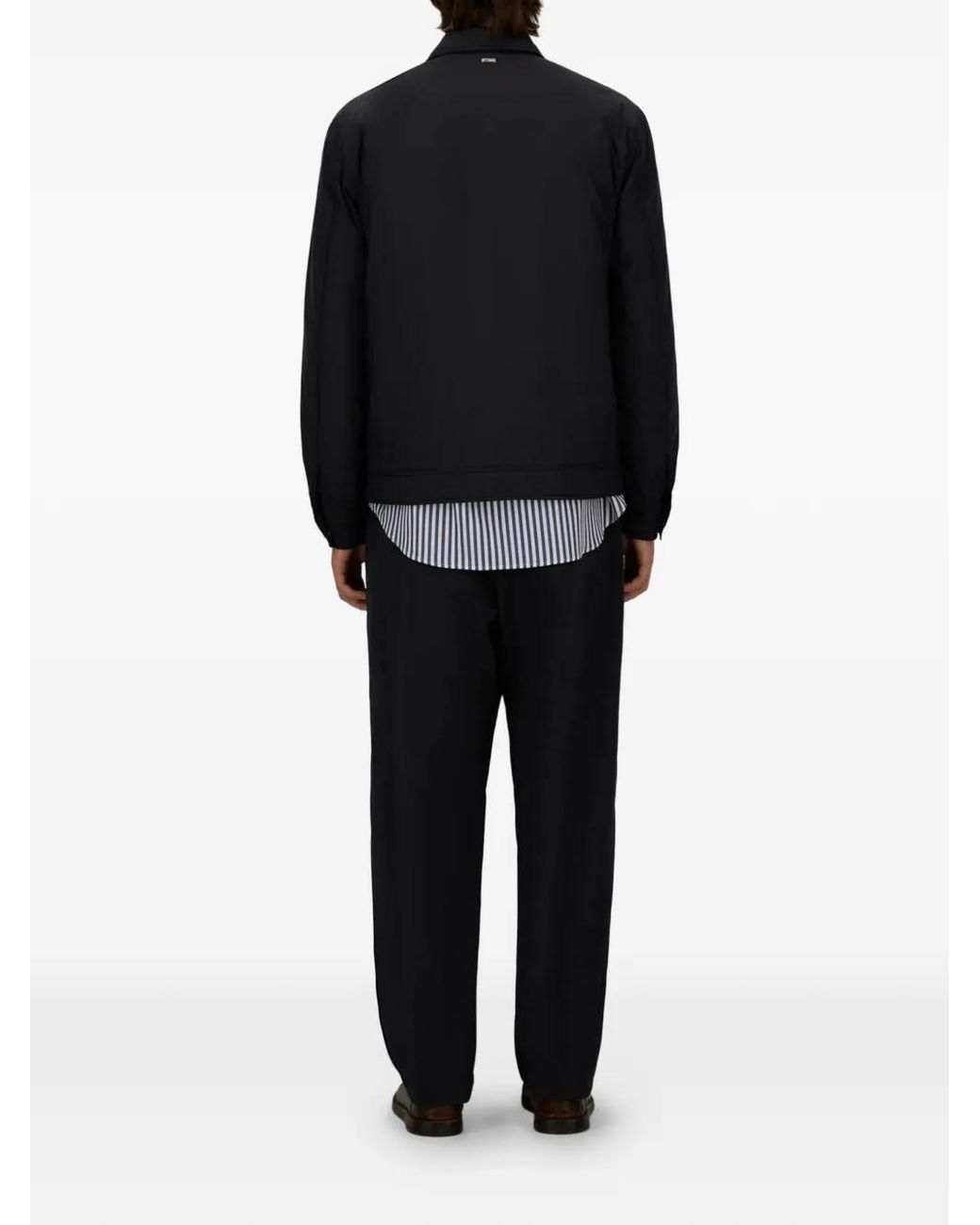 Herno Blue Buttoned Pocket Jacket for men