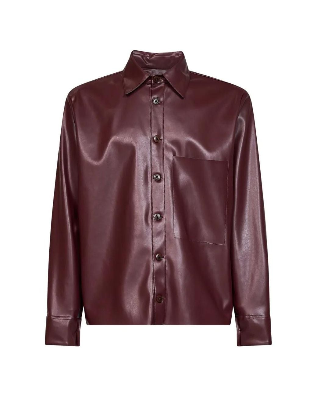 Costumein Purple Surchemise À Boutonnière for men
