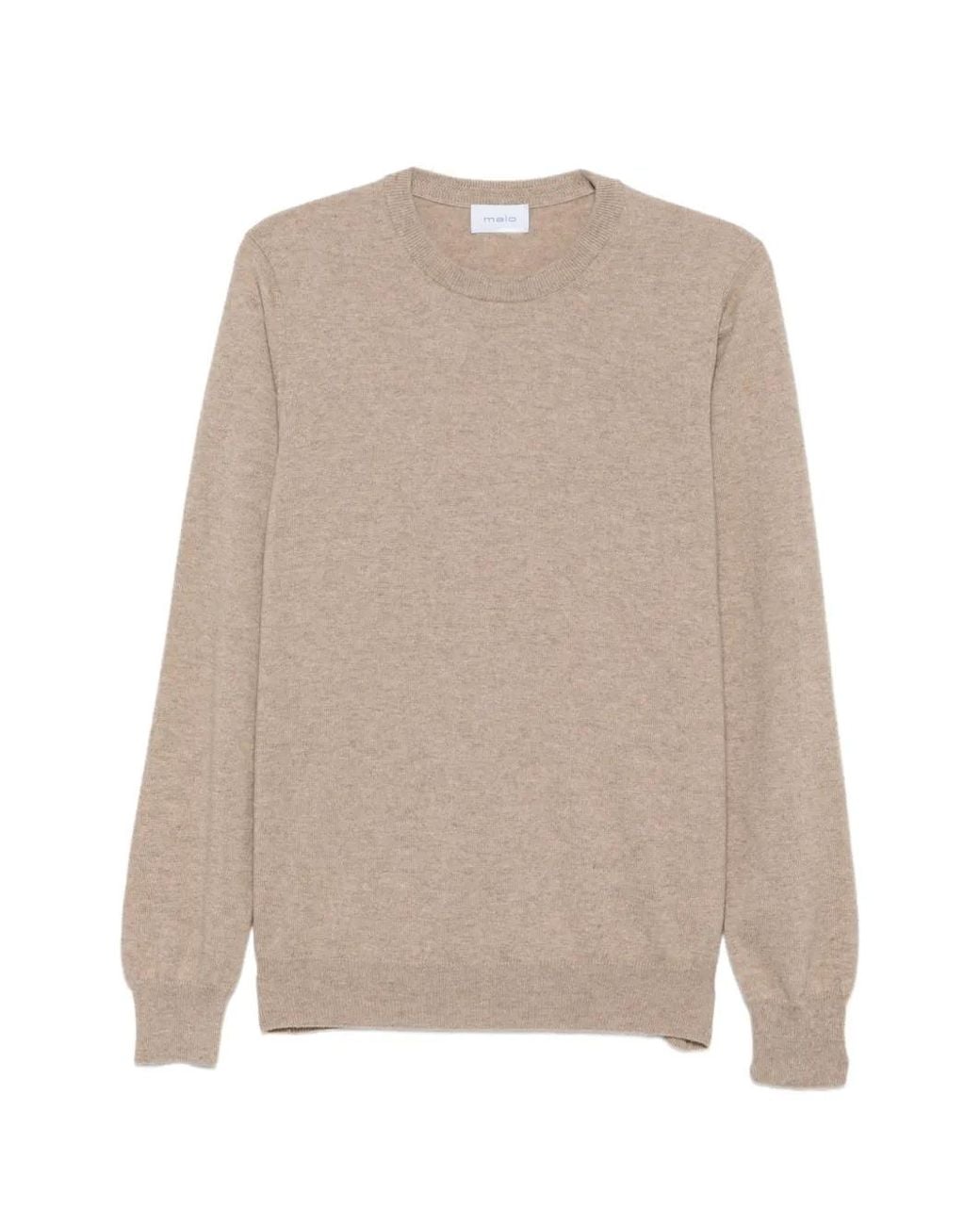 Pull À Encolure Ronde Malo en coloris Natural