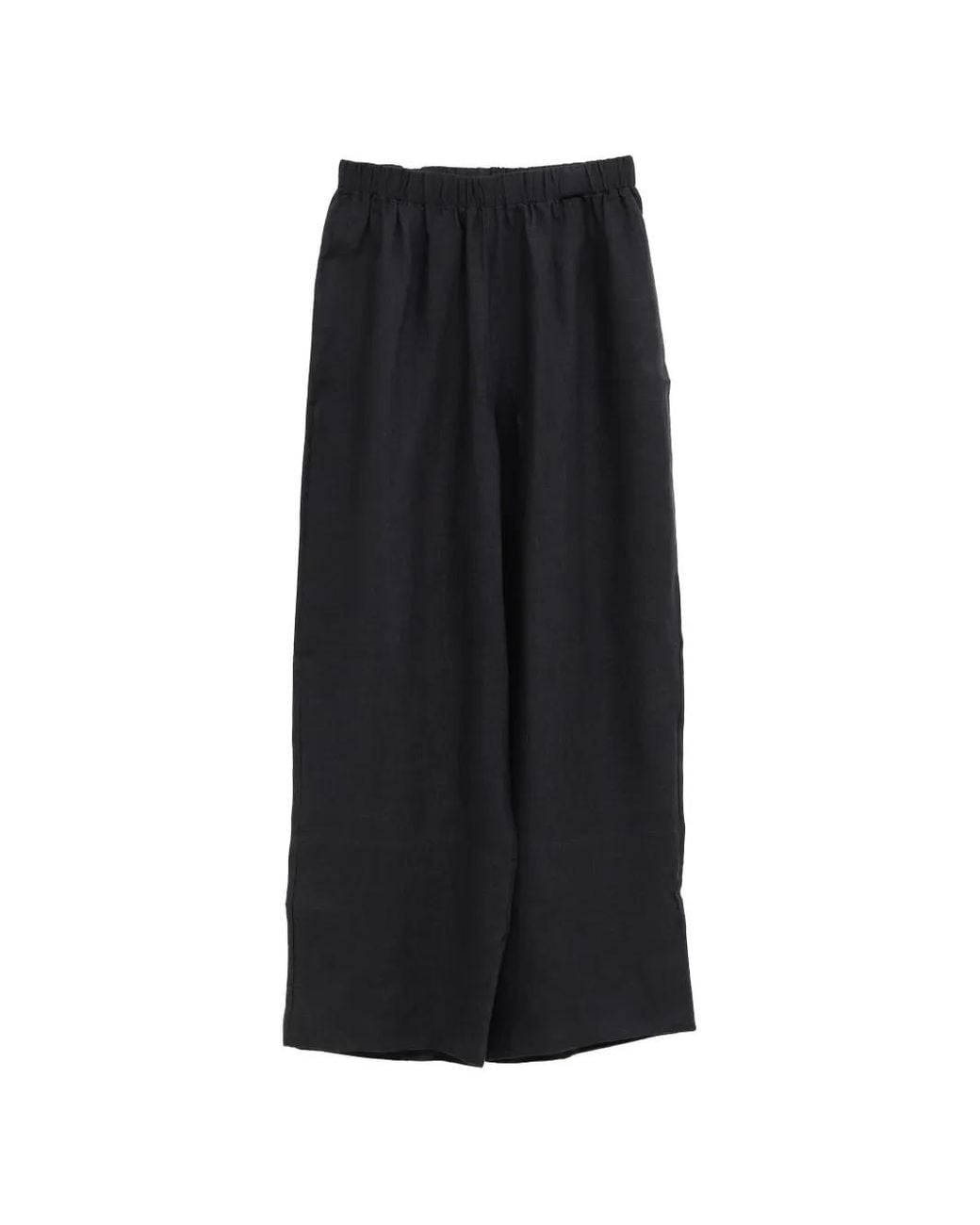 Baserange Black Elasticated Paorli Trousers