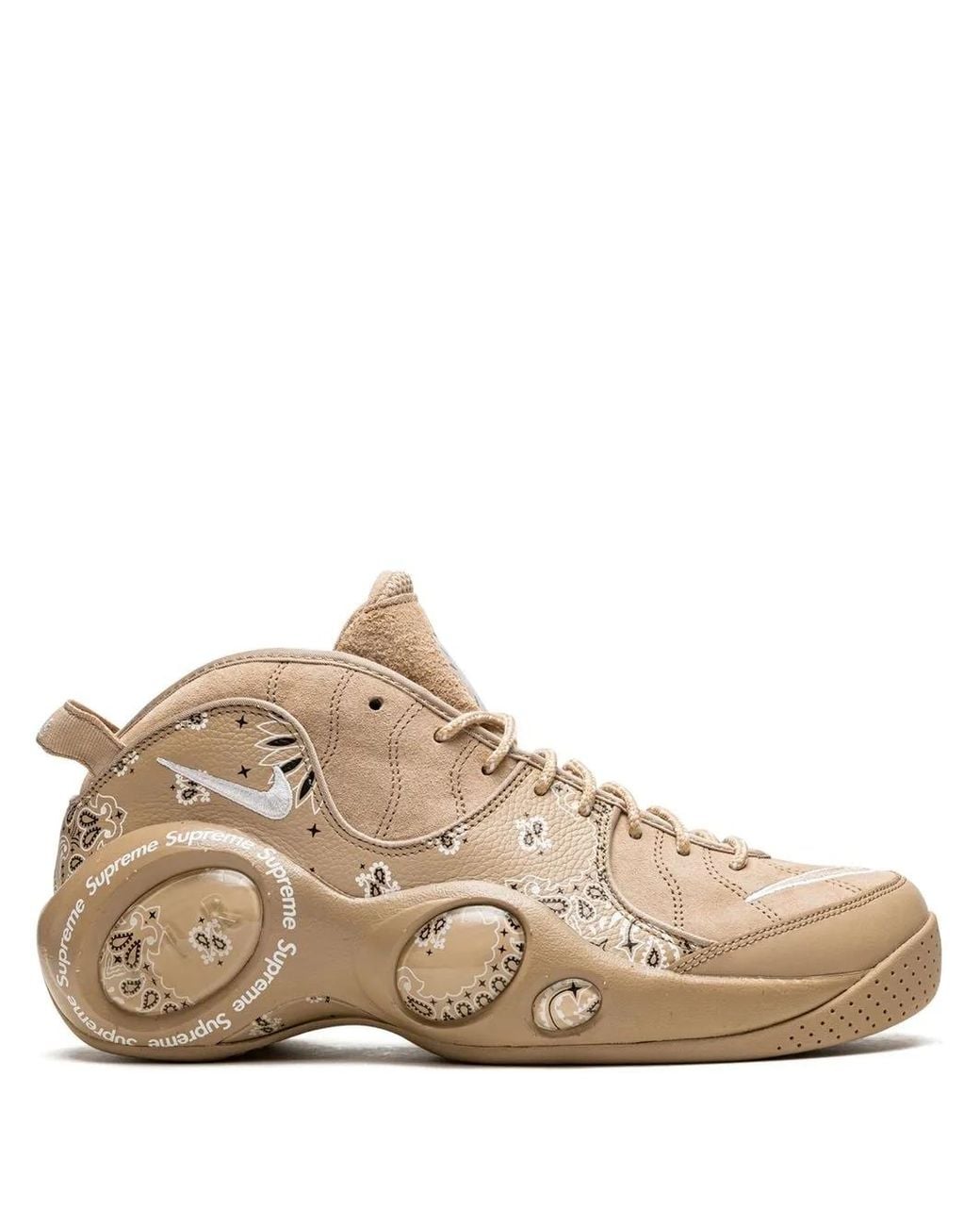 Nike Brown X Supreme Air Zoom Flight 95 "Hemp" Sneakers