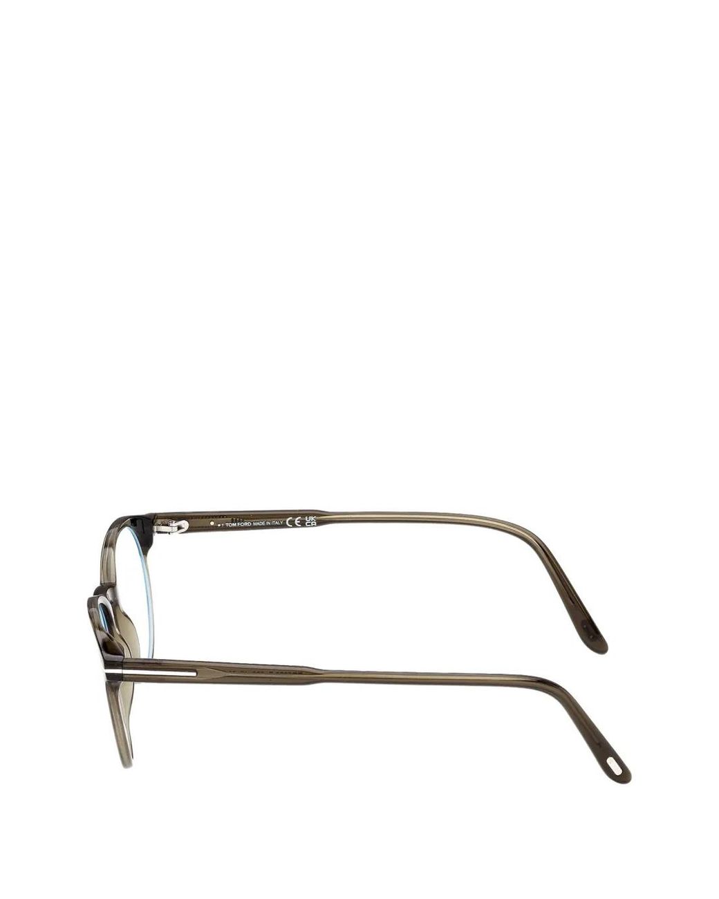 Tom Ford Natural Round-Frame Glasses for men