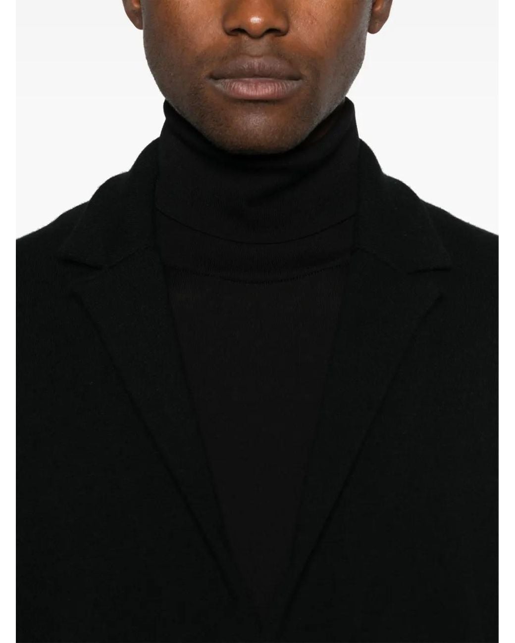 Blazer De Punto Roberto Collina de hombre de color Black