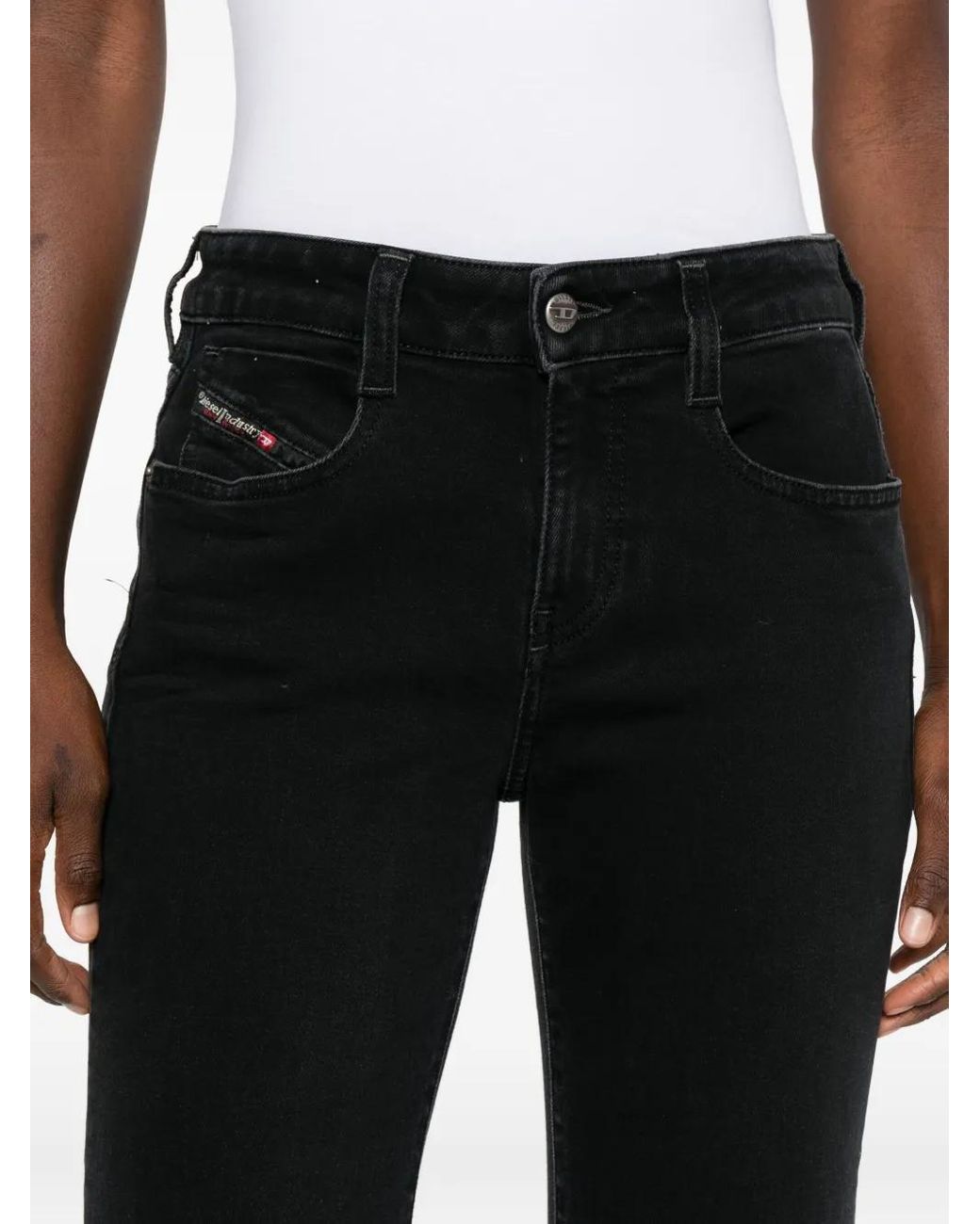 DIESEL Black 1970 D-Bleess 09N89 Flared Jeans