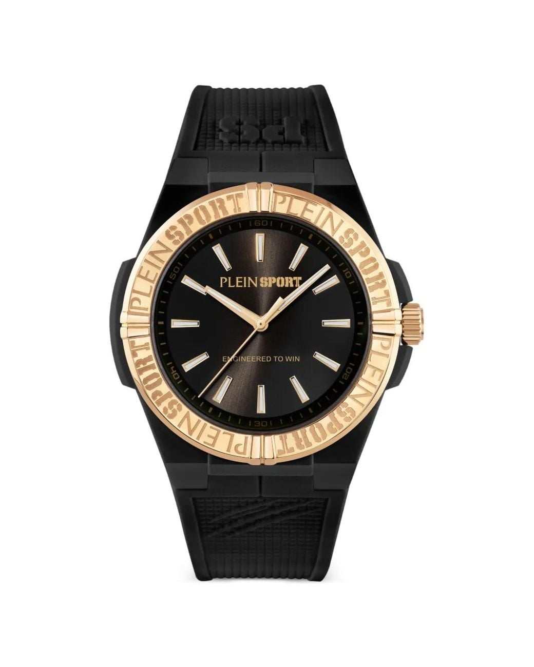 Philipp Plein Black Topring Laserstrike 42Mm Watch