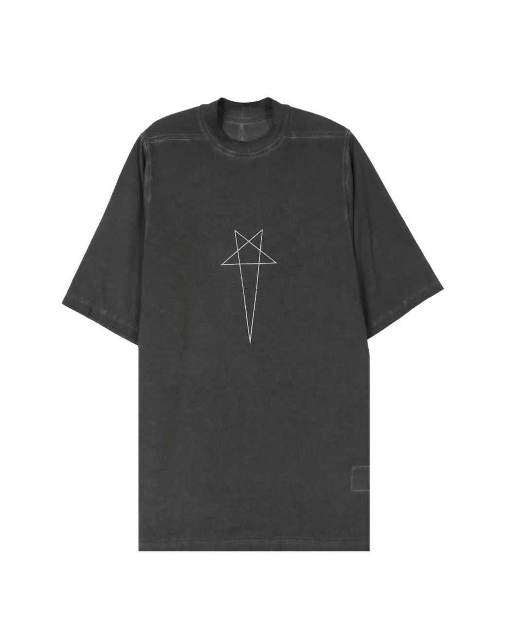 Rick Owens Black Jumbo Ss T-Shirt