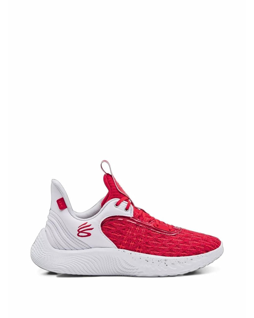 Under Armour Pink Curry Flow 9 Low-Top Sneakers for men