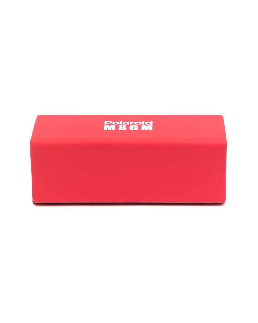 MSGM Red Square-Frame Sunglasses