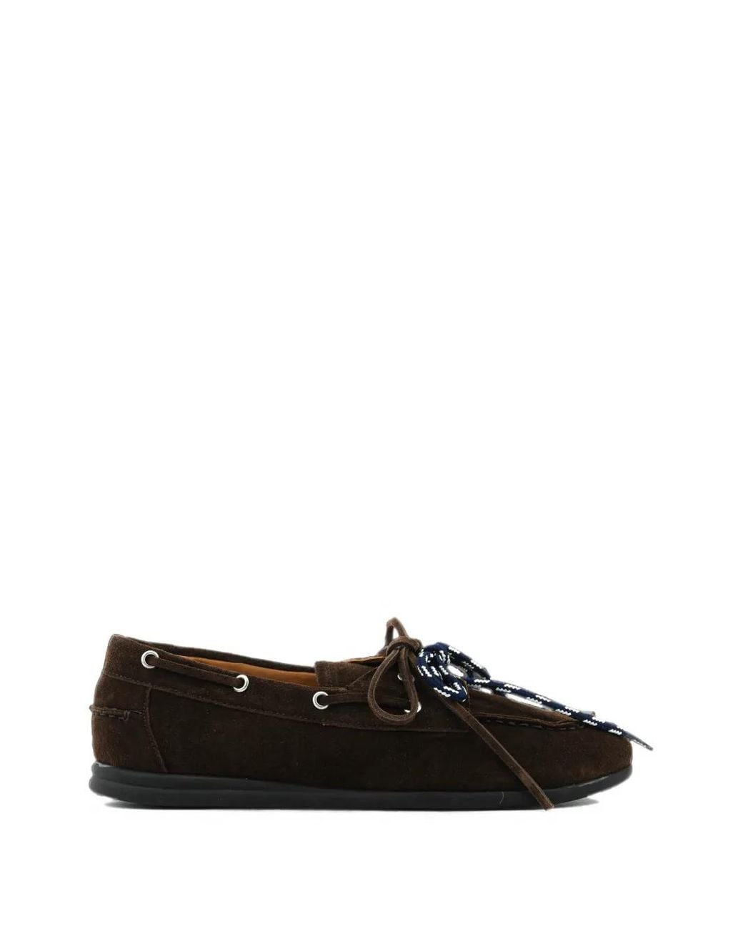 Toral Shoes White Harvey Suede Boat Shoes for men