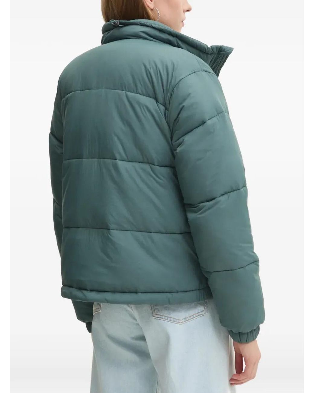 Dickies Blue Hooded Quilted Jacket