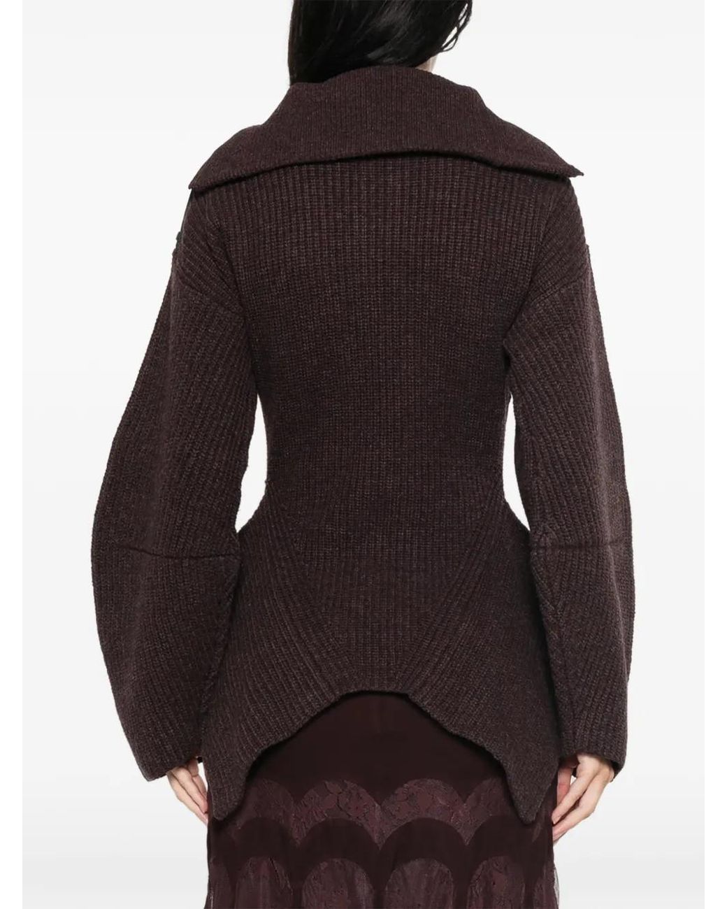 Zimmermann Brown Valiant Wool Sweater
