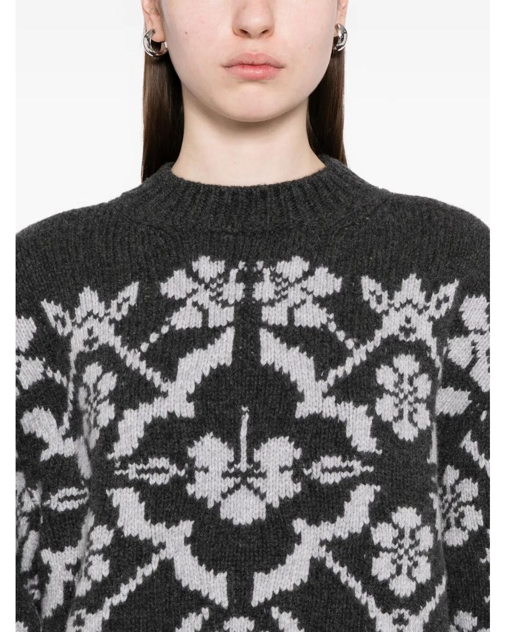 High Sport Black Fairisle Jumper