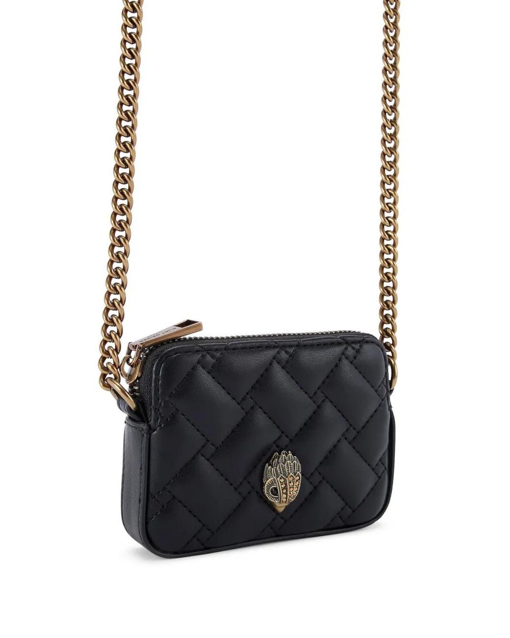 Kurt Geiger Black Micro Kesington Cross Body Bag