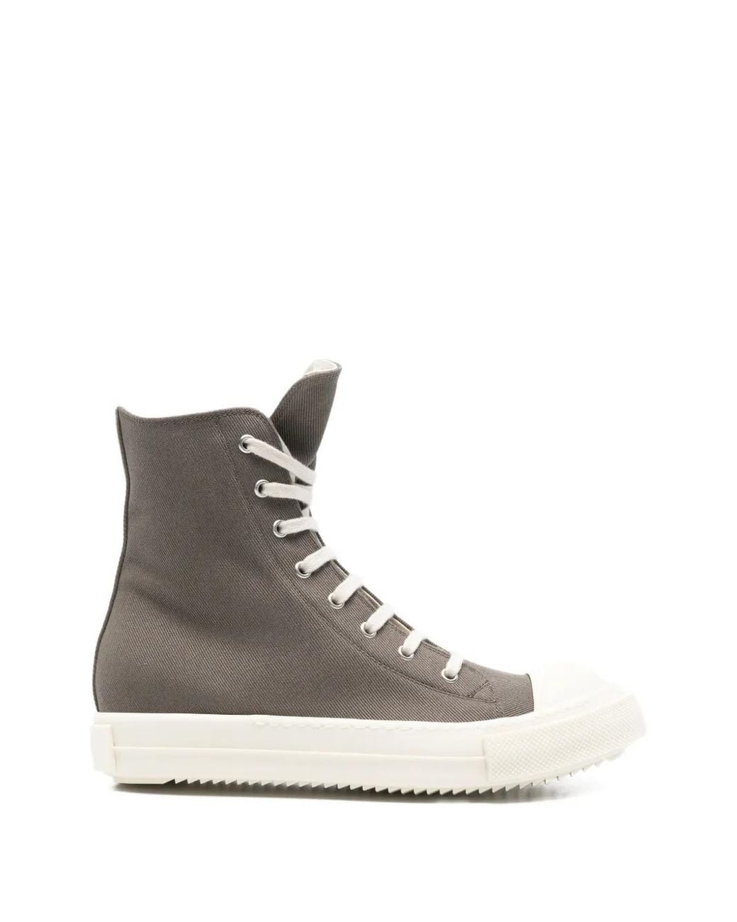 Rick Owens Natural Geobasket Sneakers for men