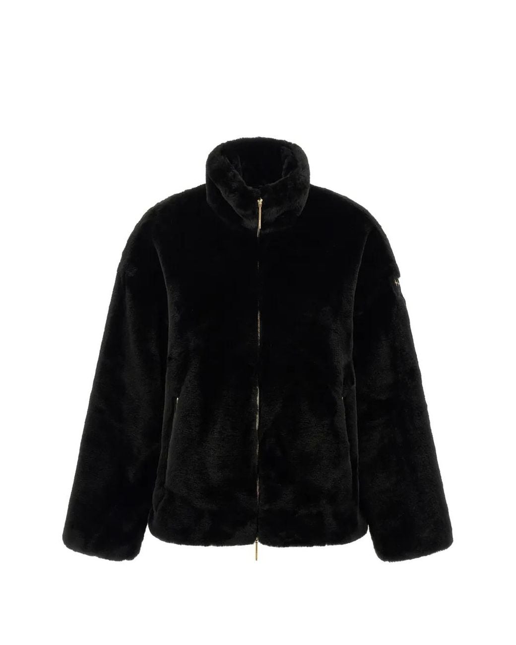 Tatras Black Barbra Faux-Fur Jacket