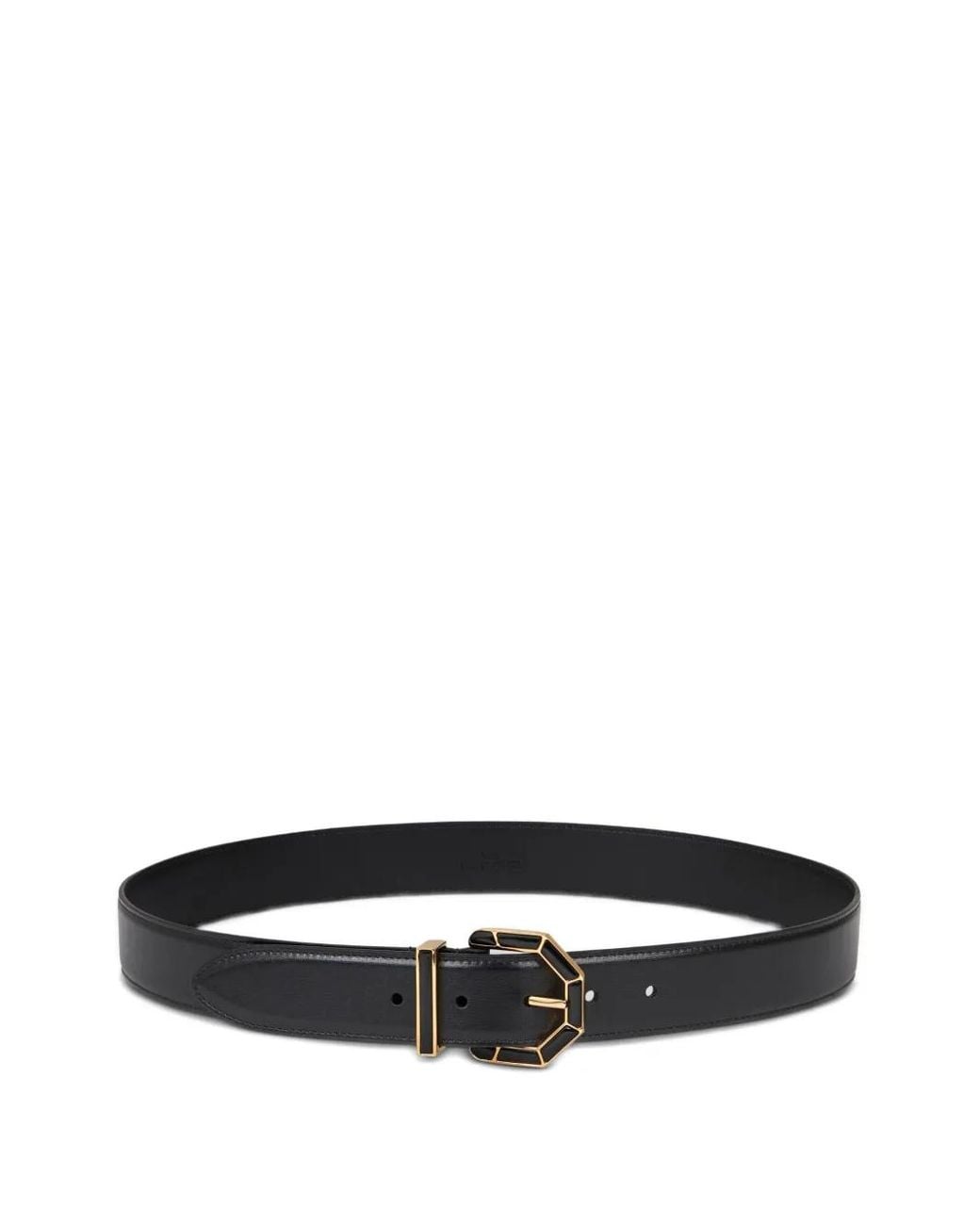 Etro Leren Riem in het White