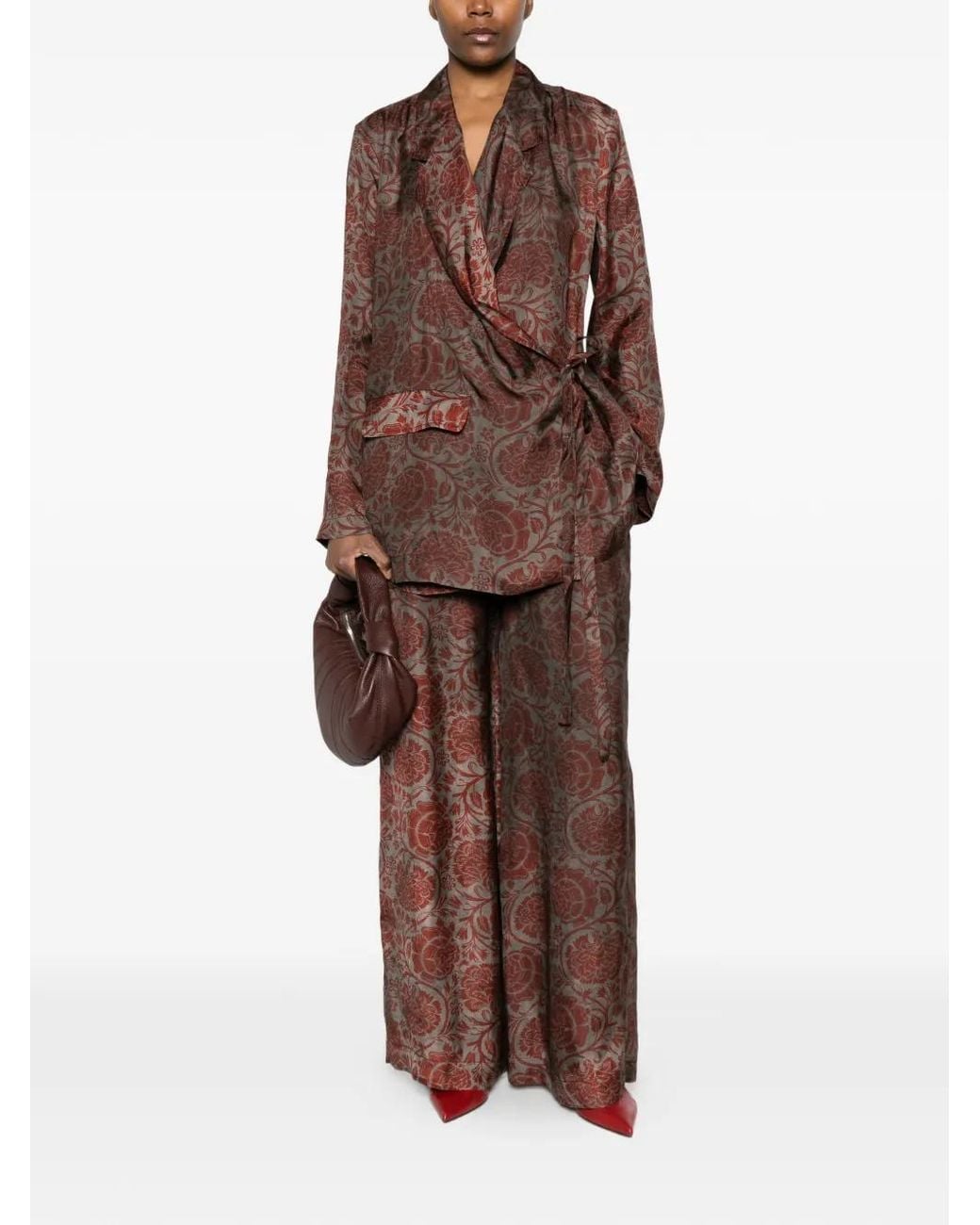 Uma Wang Brown Printed Jacket