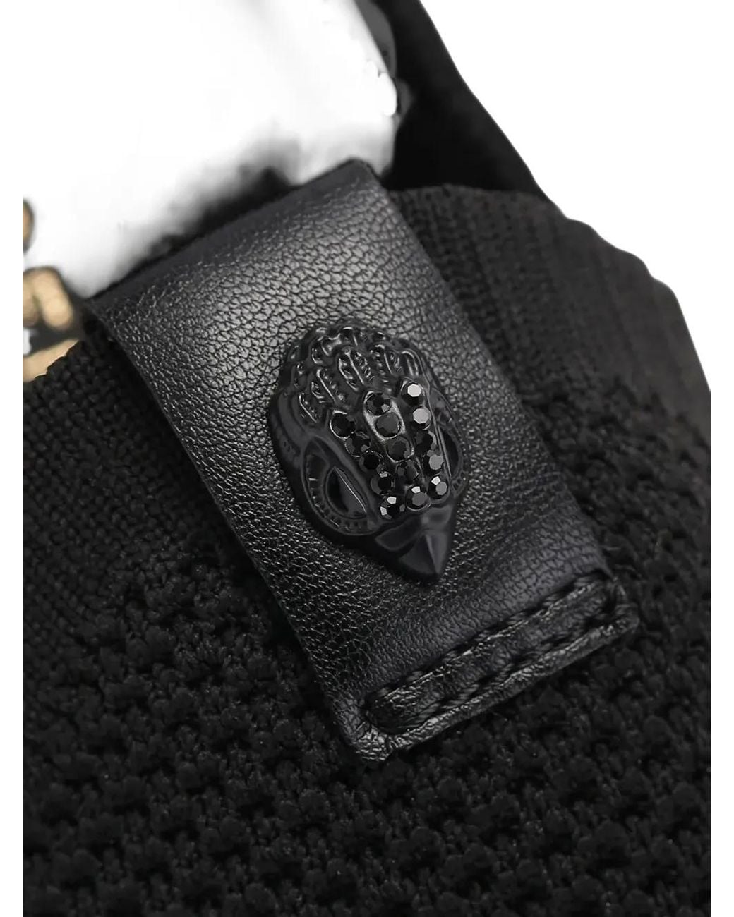 Kurt Geiger Black Knitted Sneakers