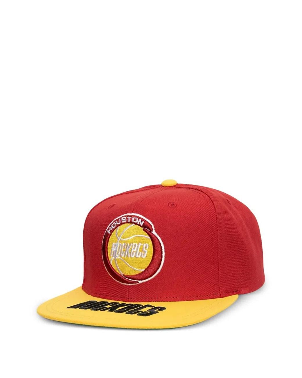 Mitchell & Ness Houston Rockets Baseballkappe Mit Logo in Red für Herren