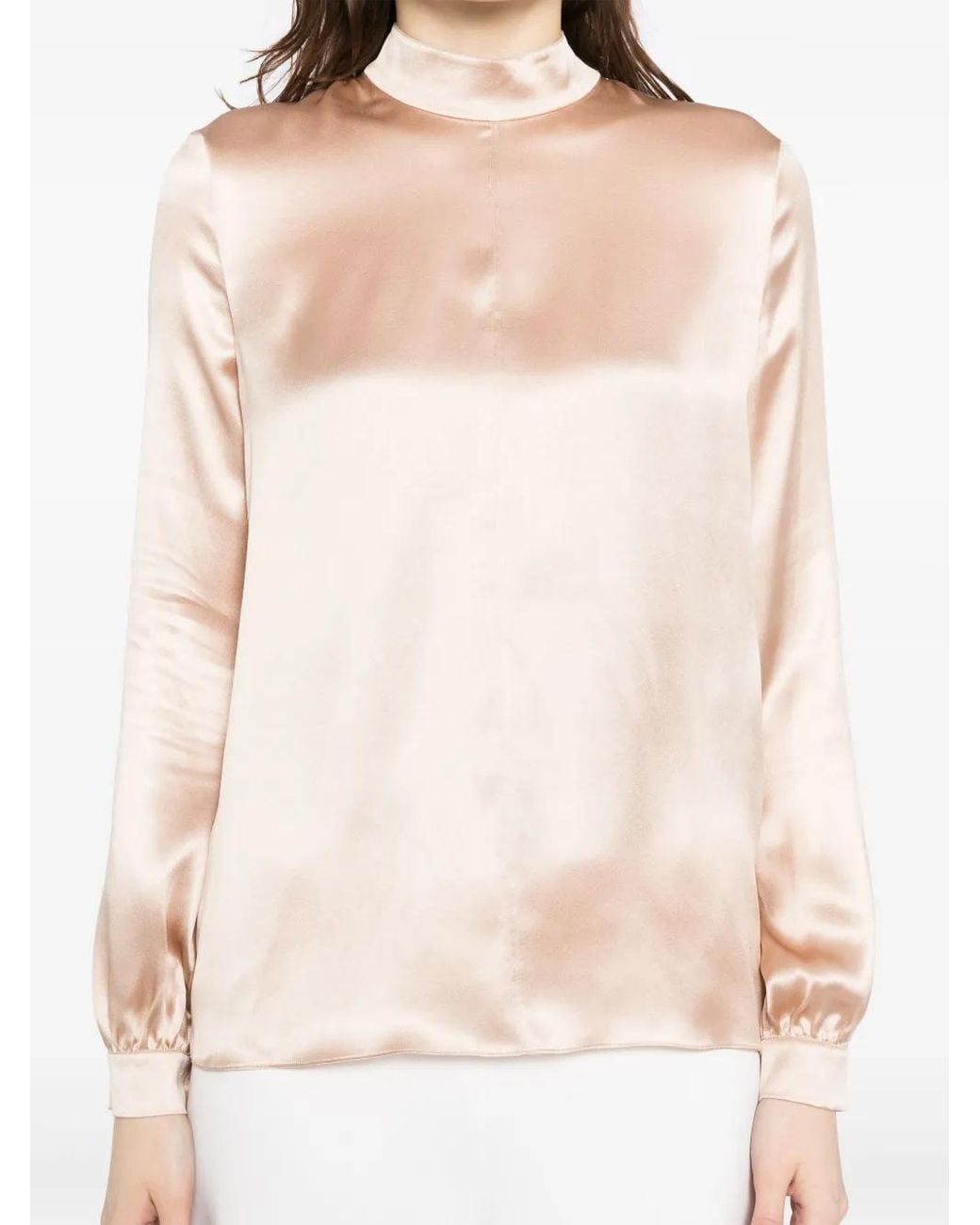Tom Ford Natural Chemise À Boutonnière Sur Le Devant