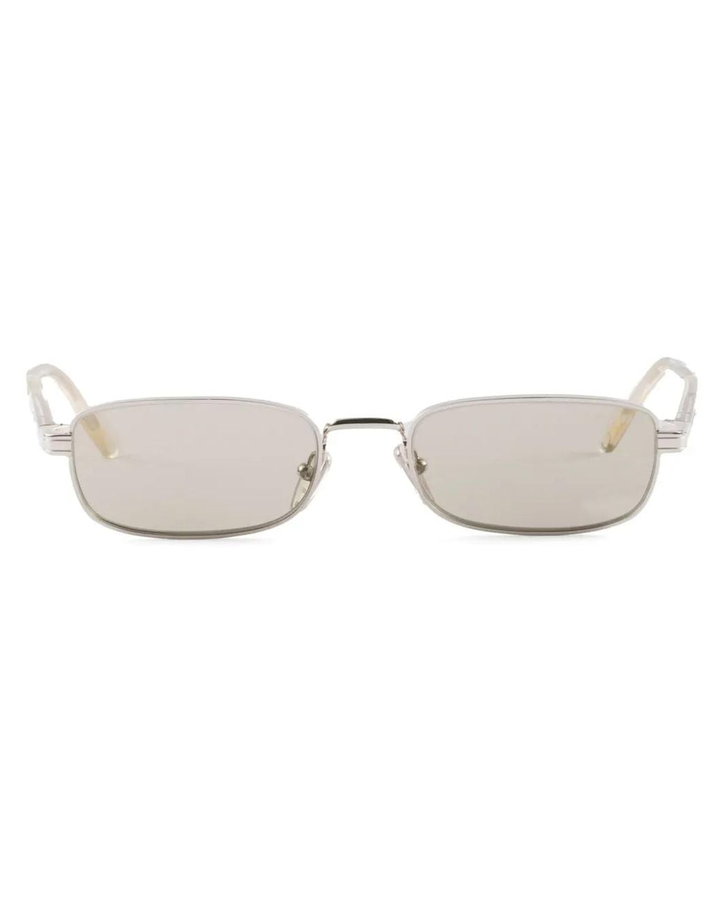 Prada Sonnenbrille Mit Eckigem Gestell in Metallic für Herren
