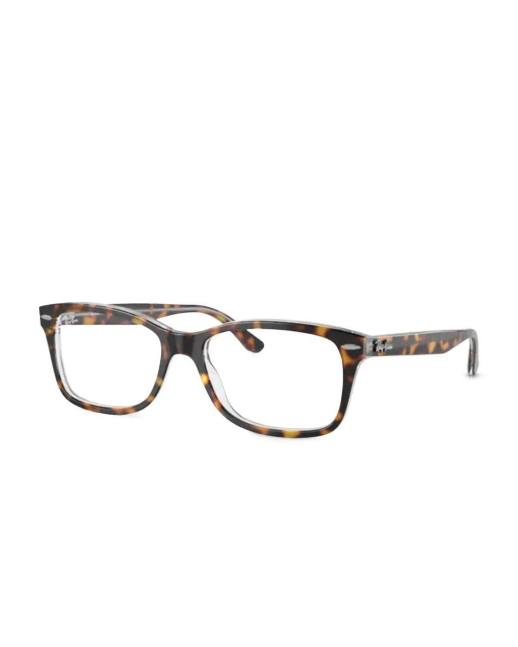 Ray-Ban Brown Brille Mit Logo