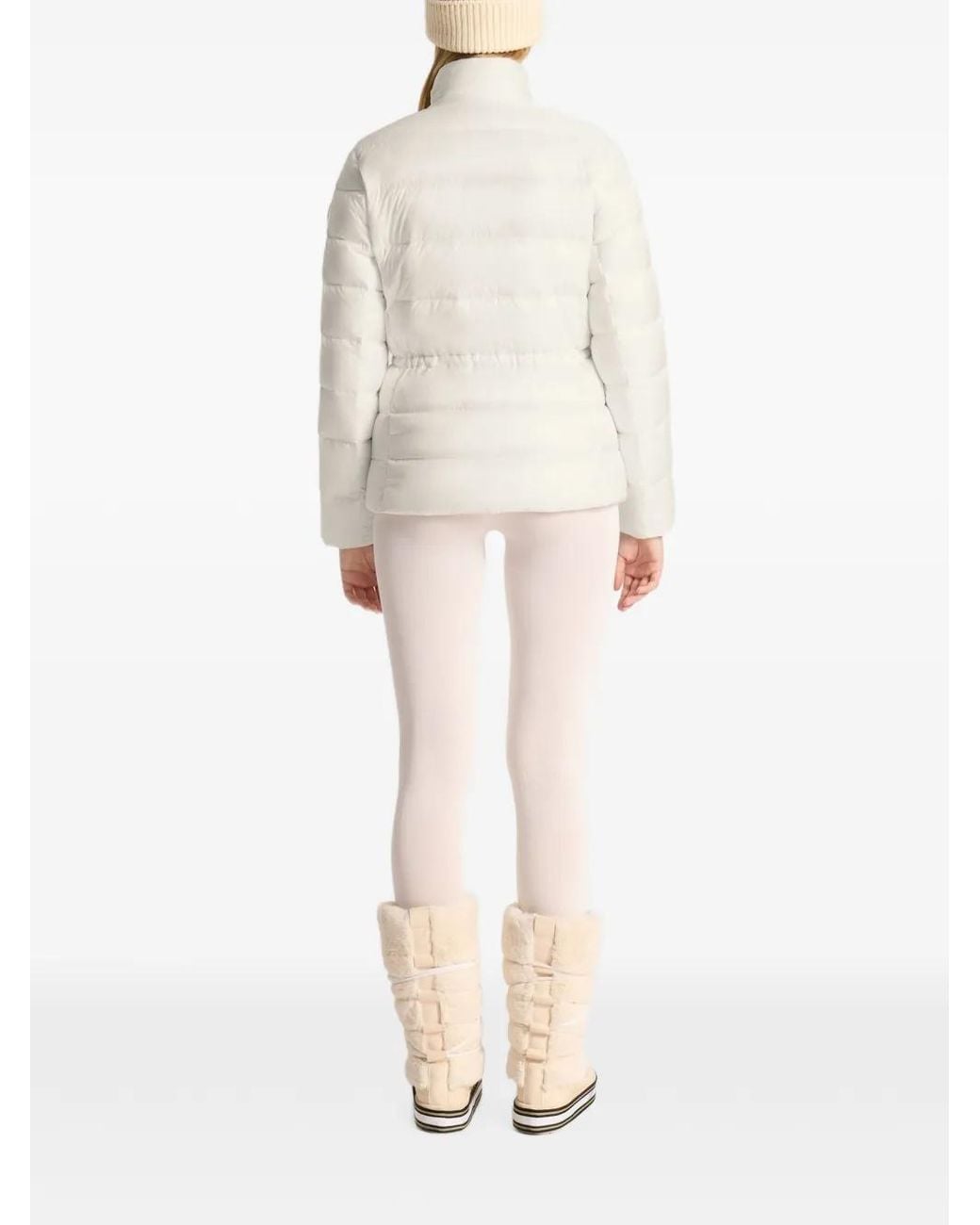 Fusalp White Kerin Quilted Bomber Jacket