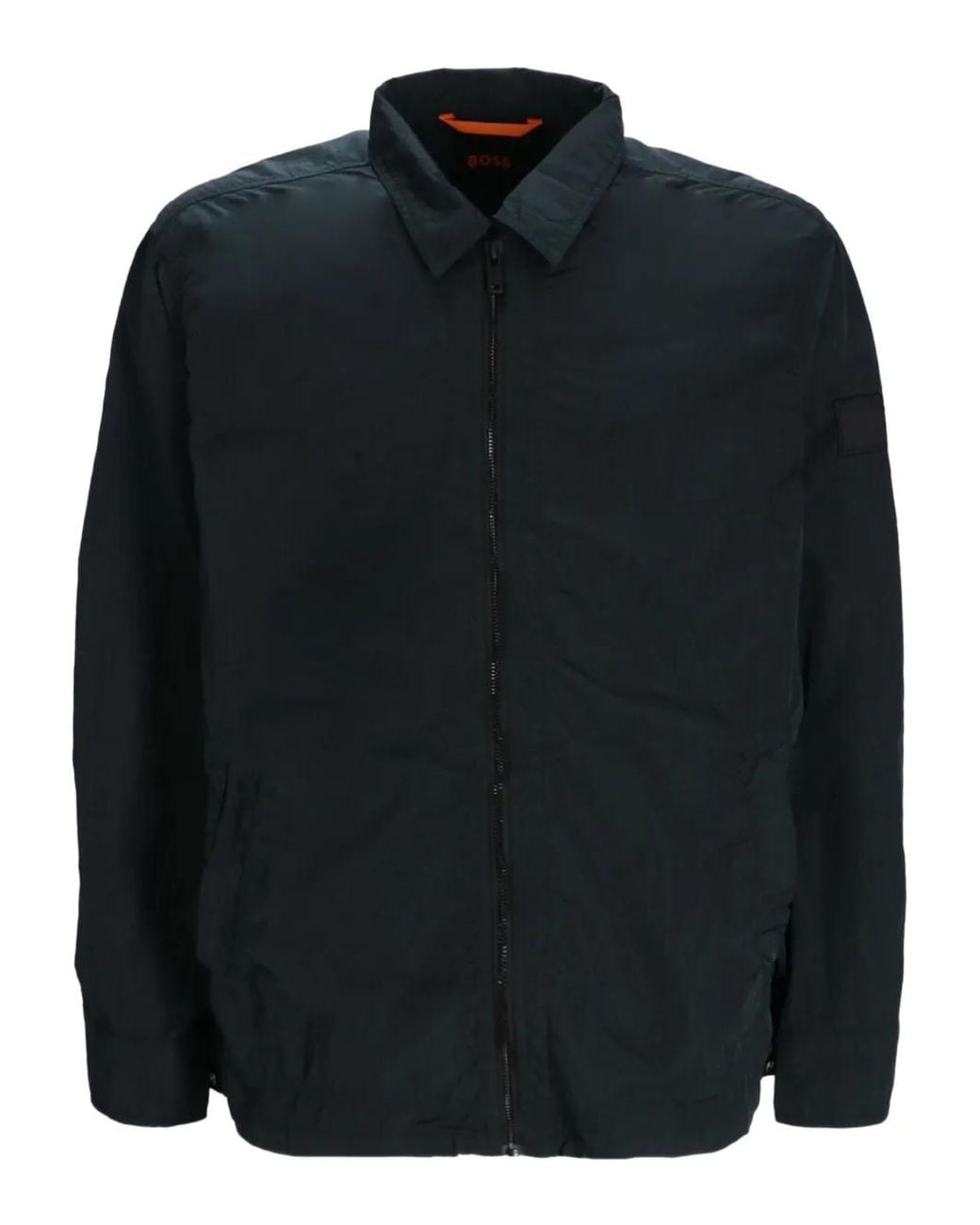 Boss Black Zip-Up Shirt for men