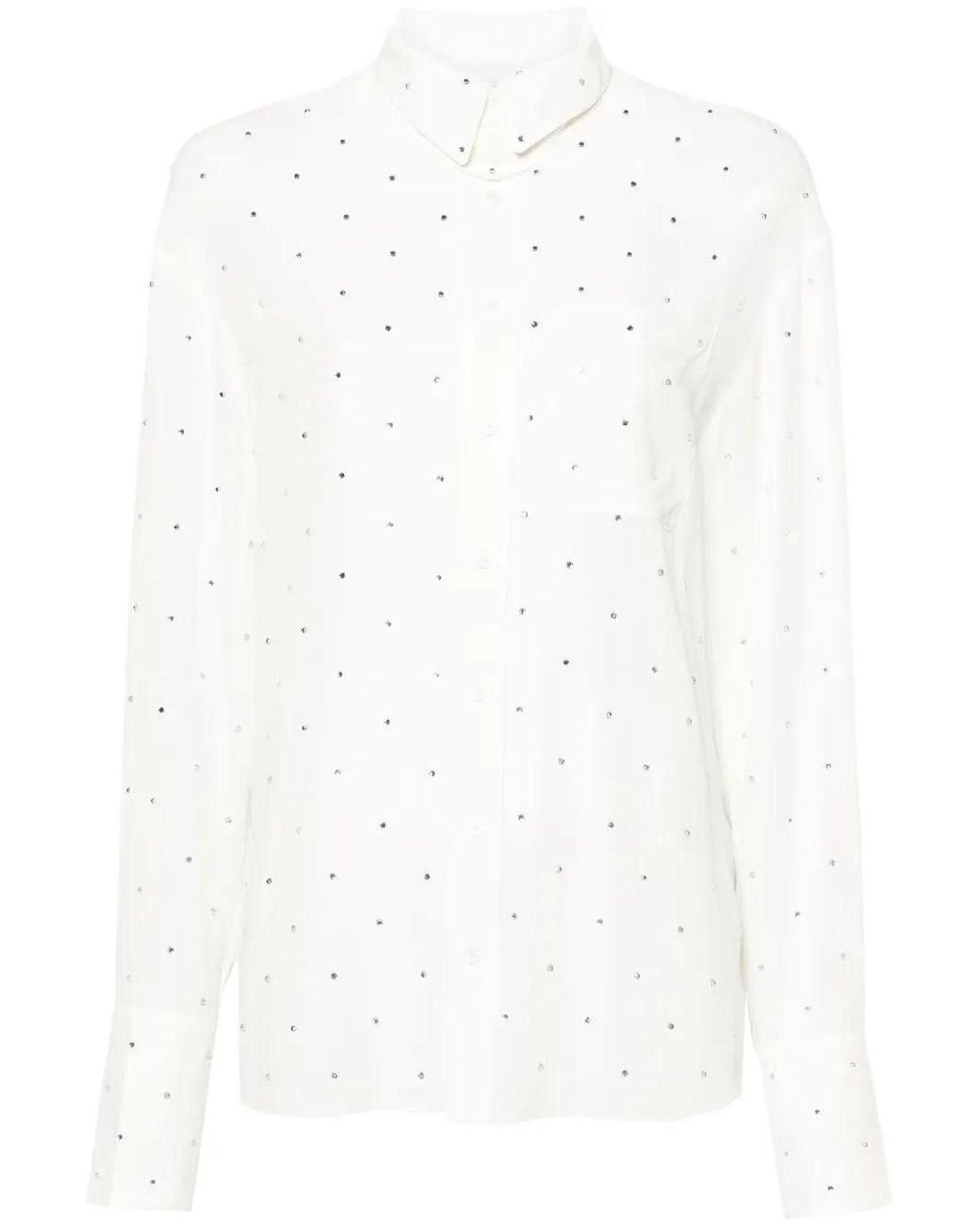 Zadig & Voltaire White Tyrone Silk Shirt