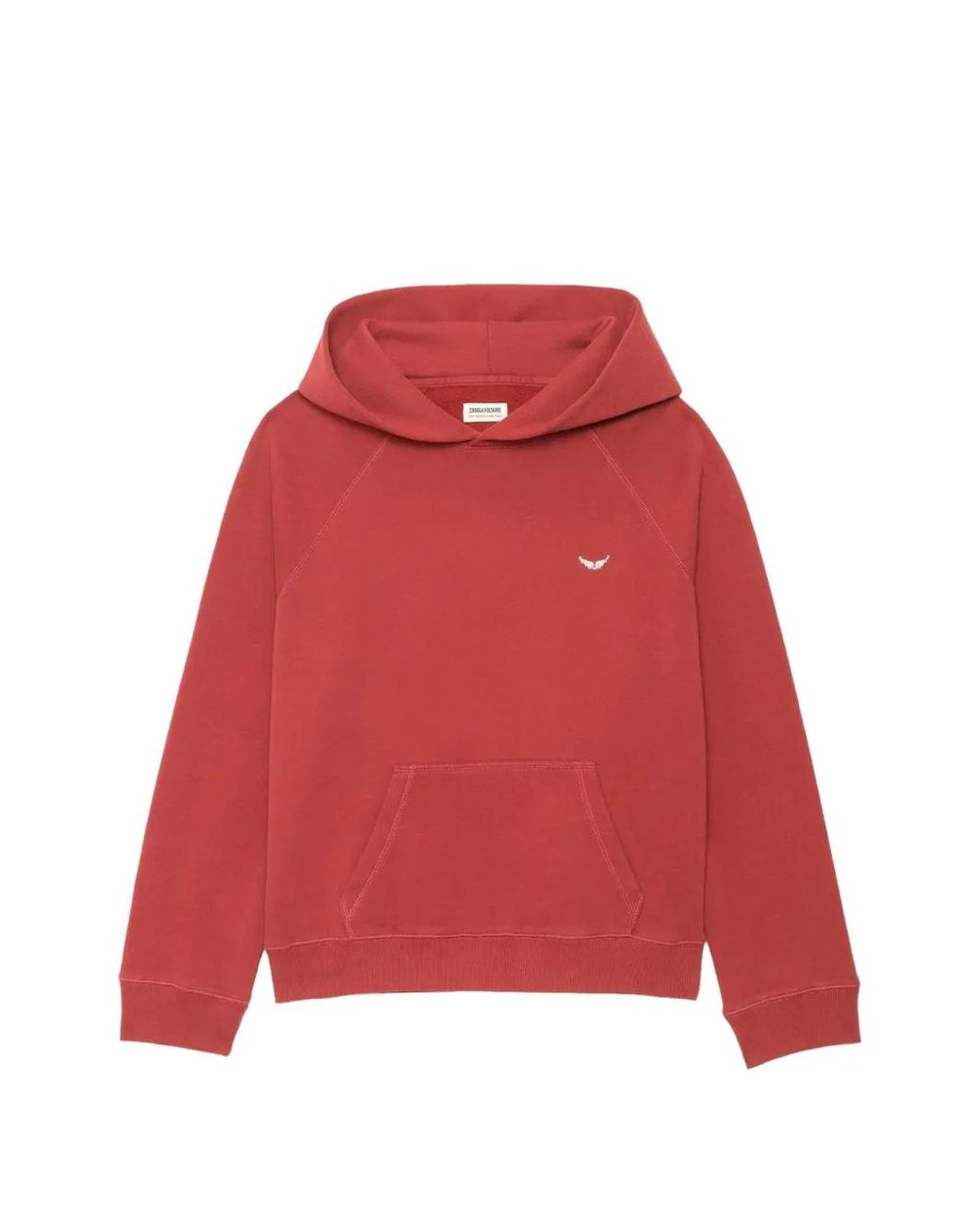 Zadig & Voltaire Pink Georgy Mo Tour Logo-Embroidered Hoodie