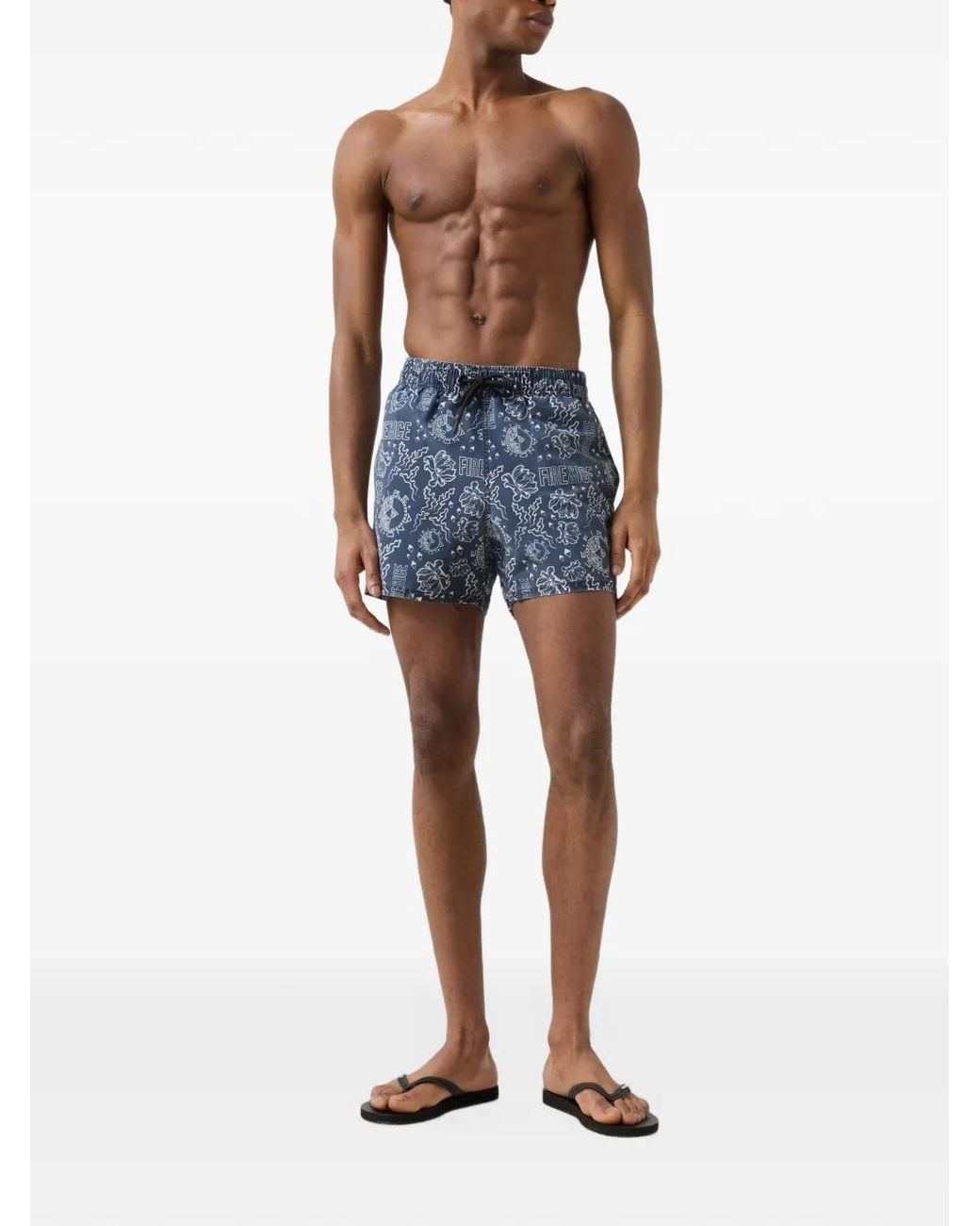 Bogner Fire + Ice Blue Nelson Swim Shorts for men