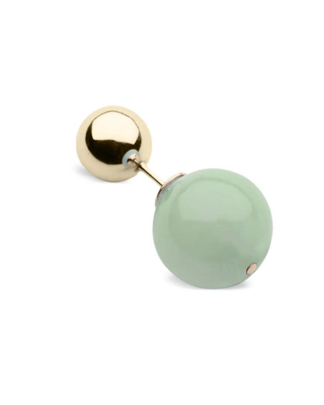 Luminous 27 Green Bolas Duo Aventurine Earring