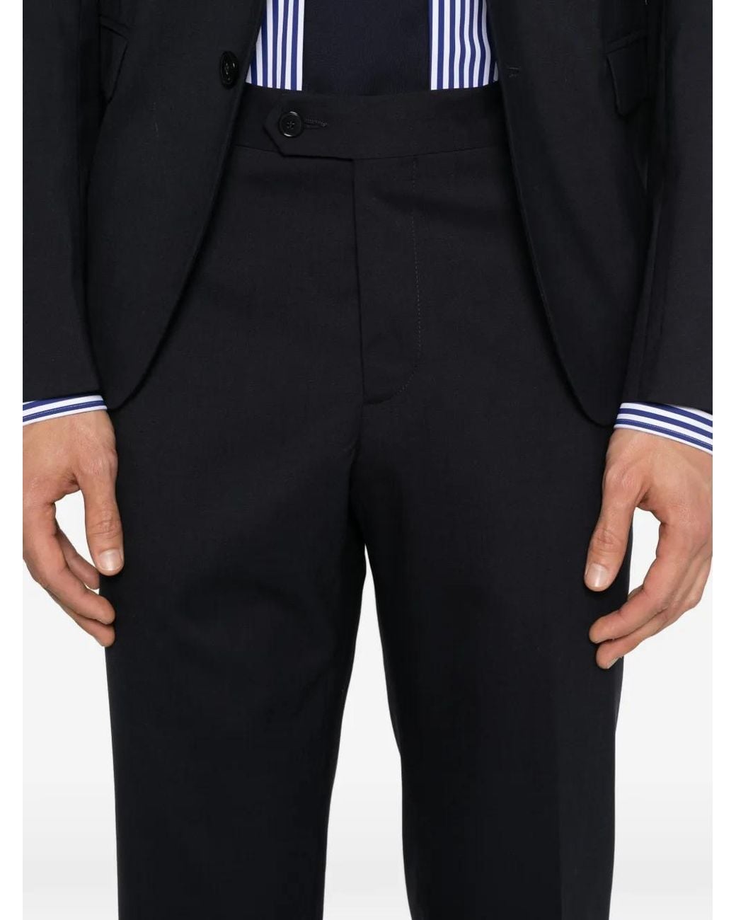 Manuel Ritz Blue Single-Breasted Suit for men