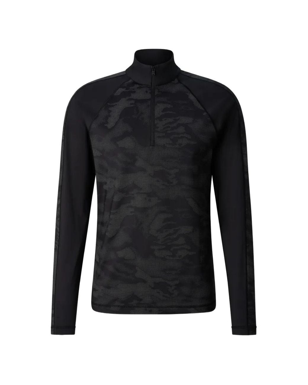 Bogner Fire + Ice Black Premo Performance Top for men