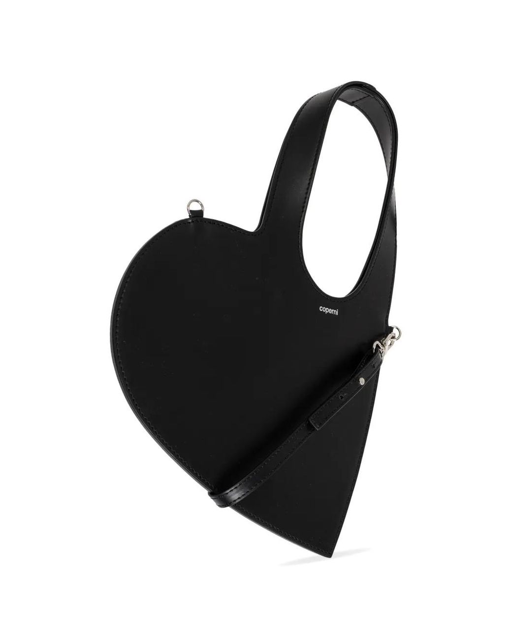 Coperni Black Baby Heart Shoulder Bag