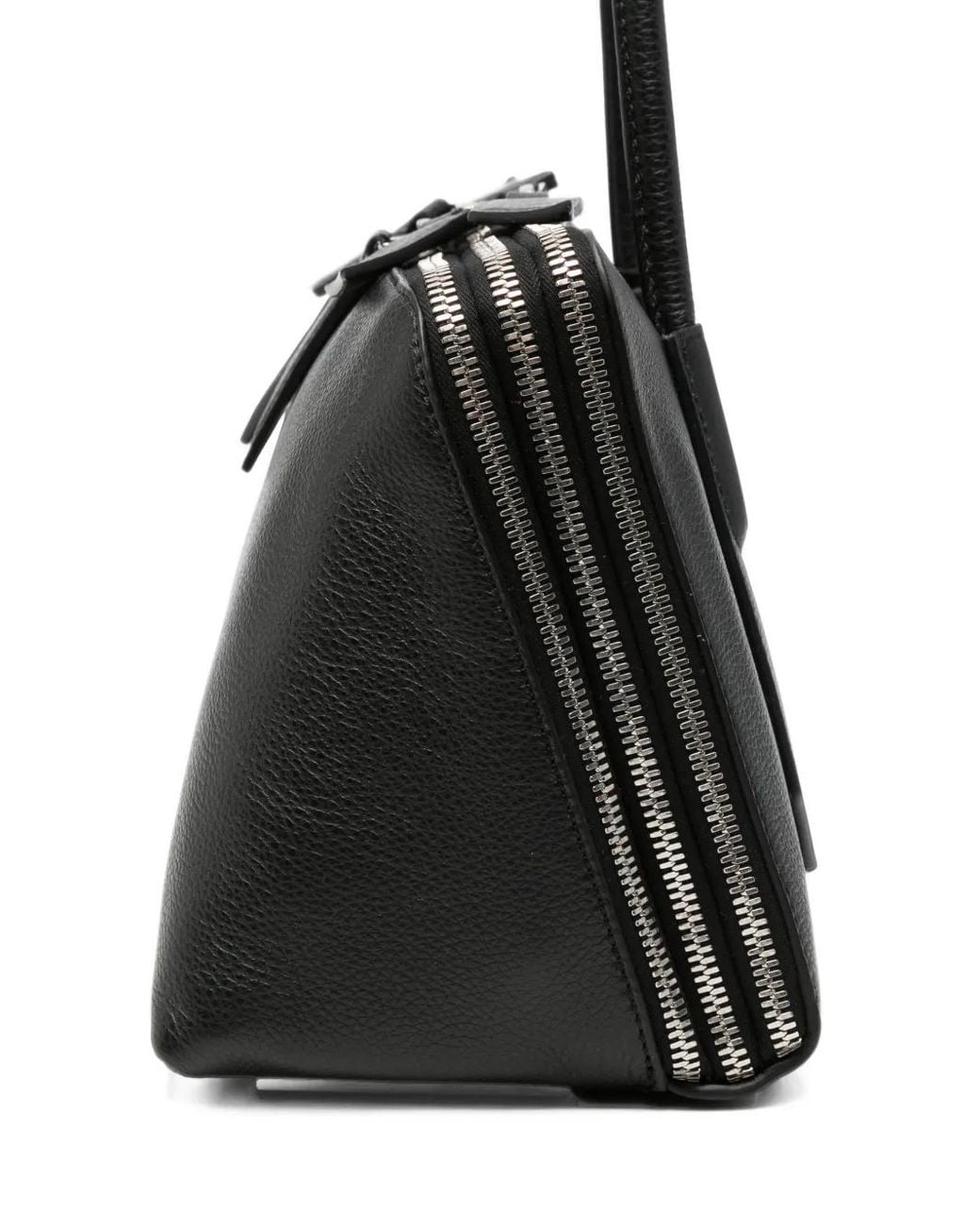 The Attico Black 'L'Altra Di Milano' Shoulder Bag