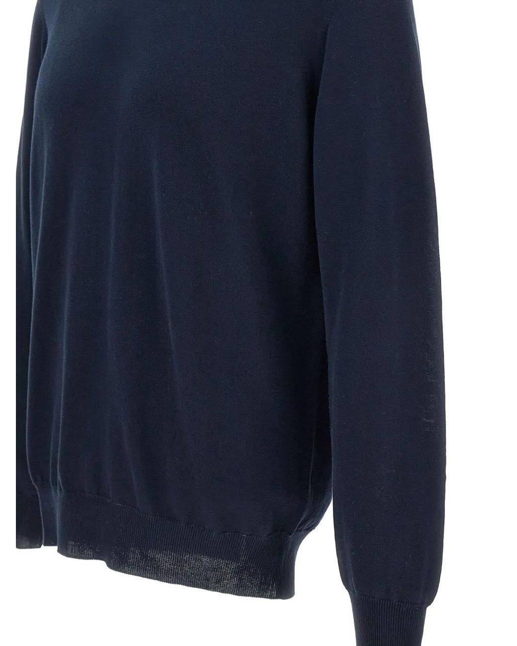 Kangra Blue Crew-Neck Sweater for men