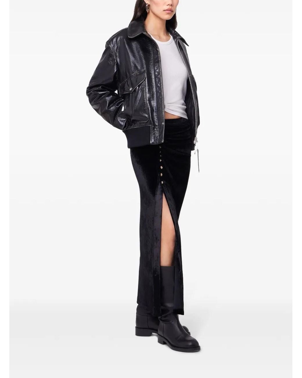 Rabanne Black Leather Jacket