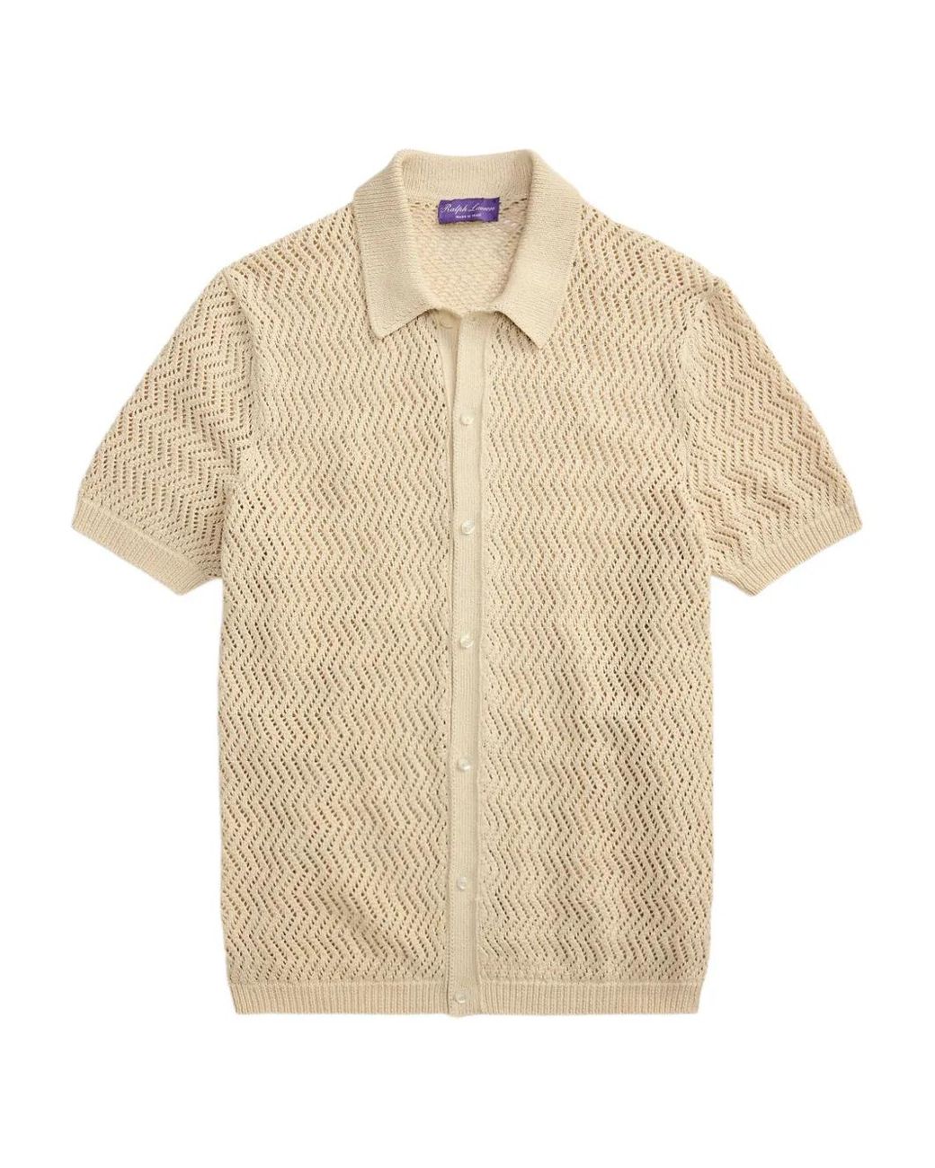 Ralph Lauren Natural Short-Sleeve Shirt for men