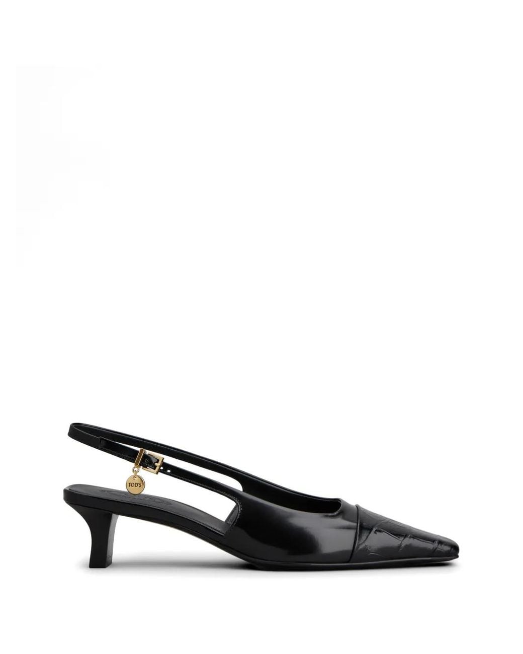 Tod's Black Slingback Pumps